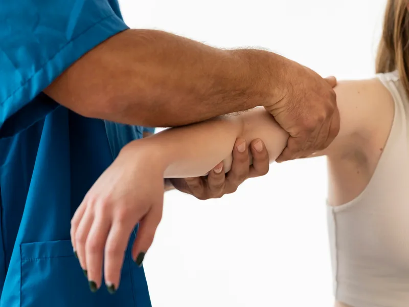 Chiropractic care for elbow pain at Mountain Creek Chiropractic in Red Bank