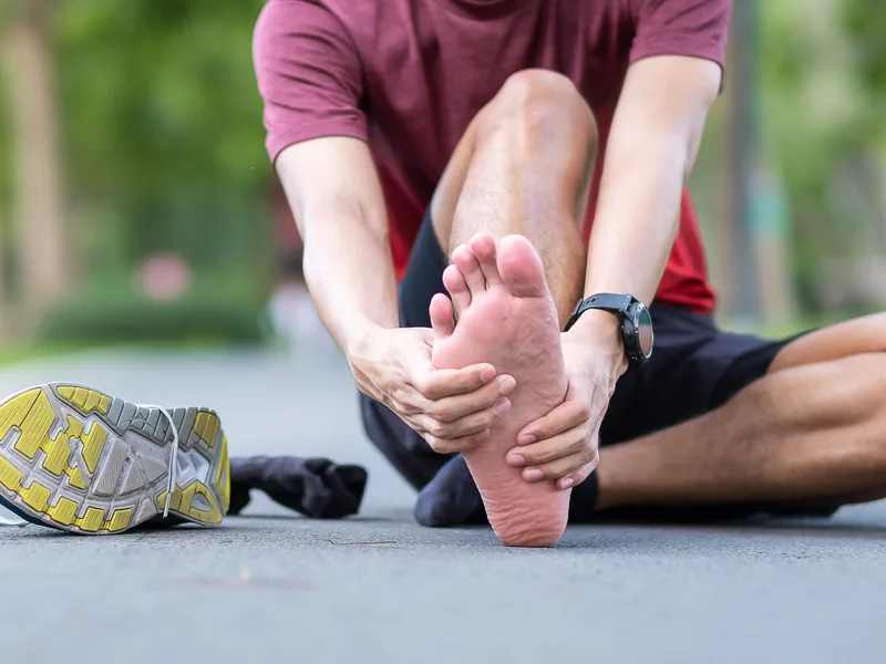 Mountain Creek Chiropractic treating plantar fasciitis in Red Bank